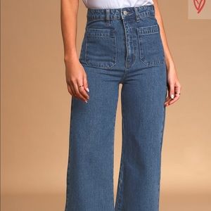 Rolla’s Sailor High-Rise Wide-Leg Jeans